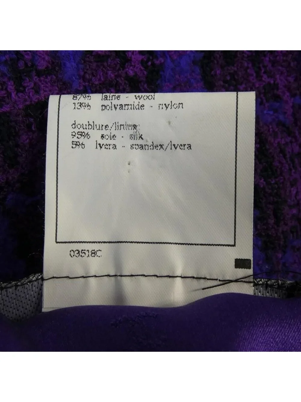 Chanel Vintage Suit Purple